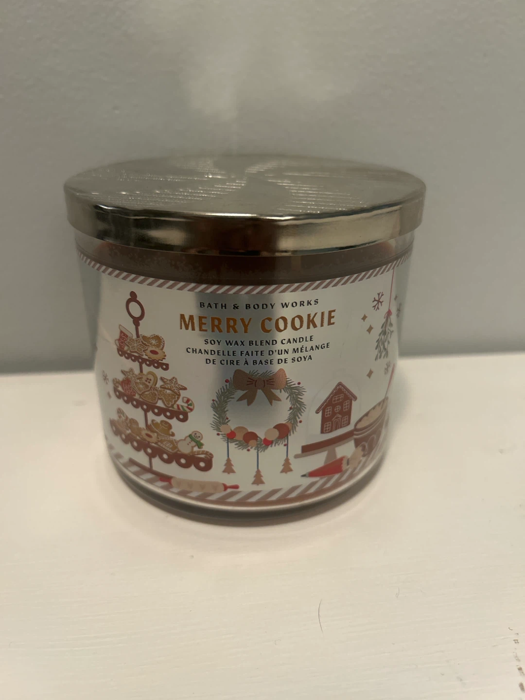 Bath & Body Works Merry Cookie 3-Wick Candle - photo 3