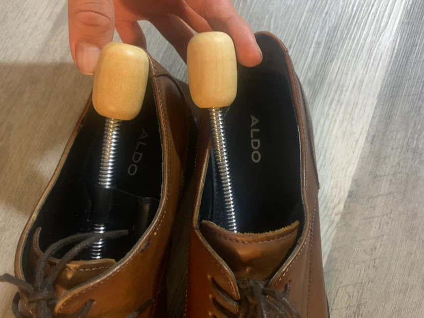 Brown Leather Dress Shoes sz9 - photo 4