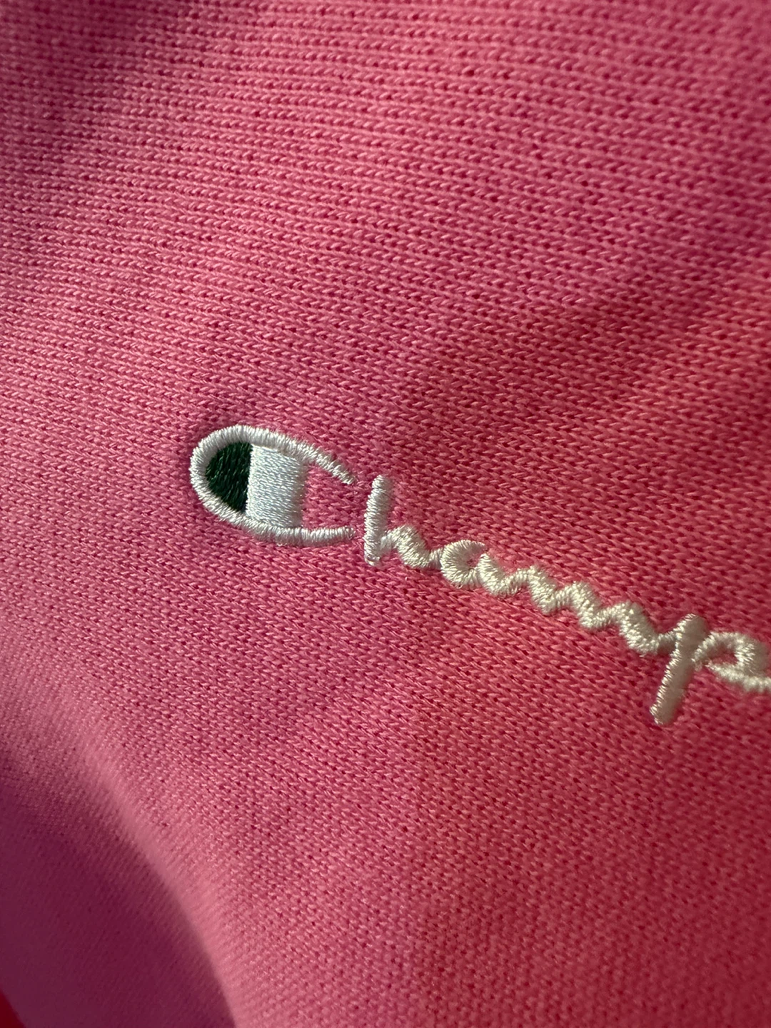 NWT Champion iconic Pink cosmos Cropped Full Zip Hoodie Size S - photo 4