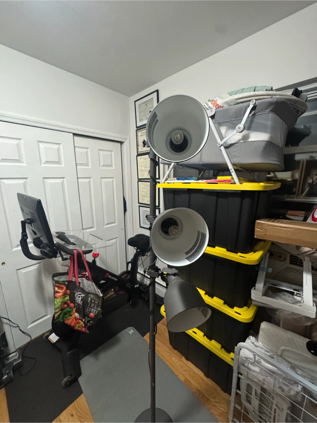Adjustable Floor Lamp with 3 Heads