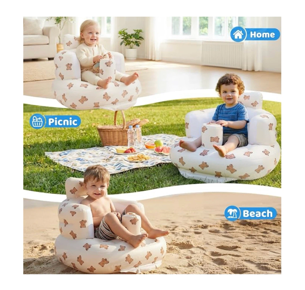 Brand new Inflatable Baby Seat for 3 Months & Up - photo 5