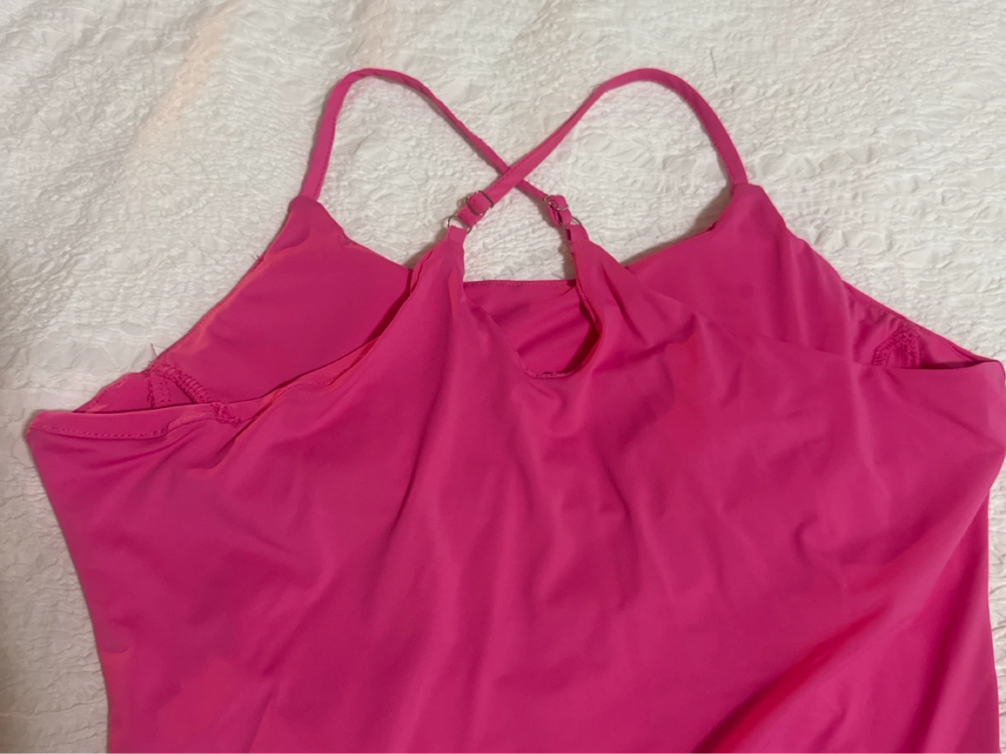 Hot Pink Tennis Dress with Shorts - photo 4