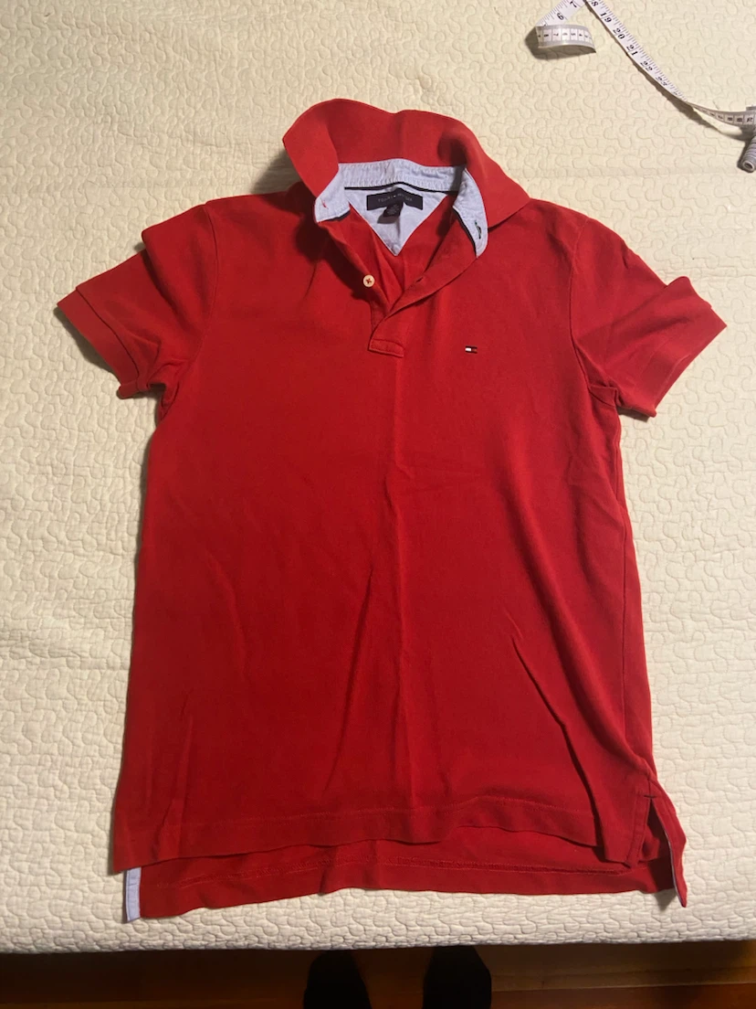 Tommy Hilfiger Red Polo Shirt