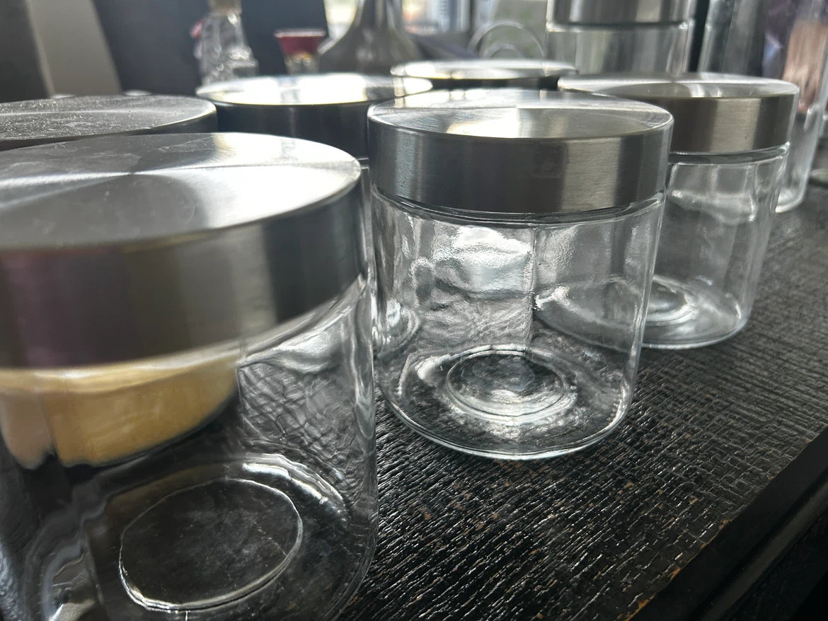 Glass Jars with Stainless Steel Lids - photo 5