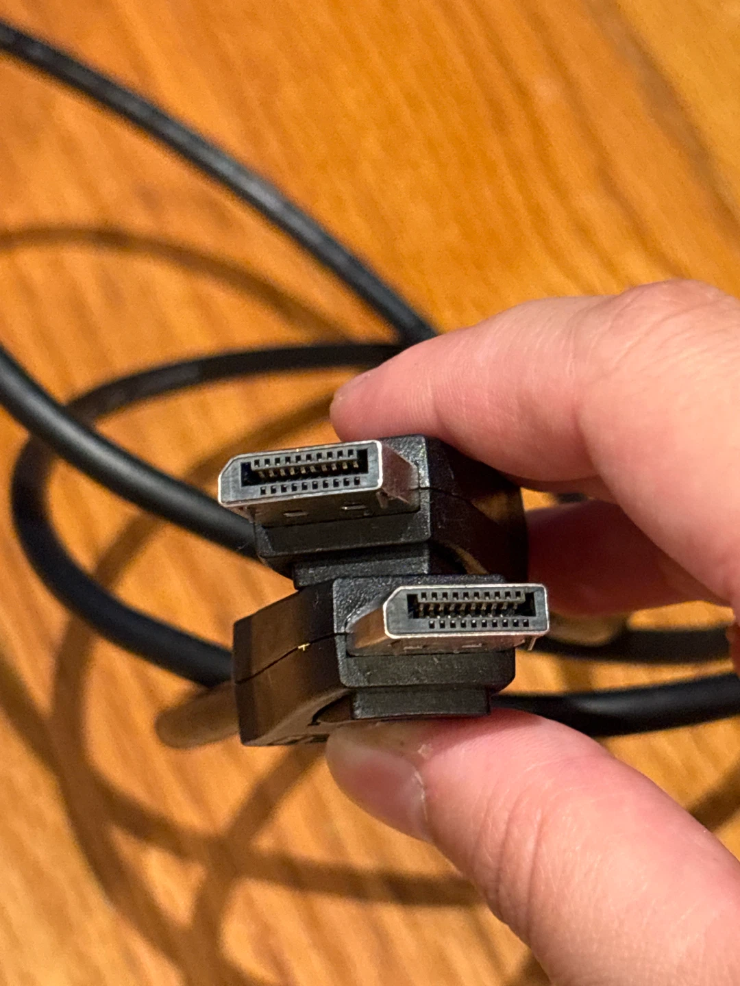 Black DisplayPort Cable - photo 2