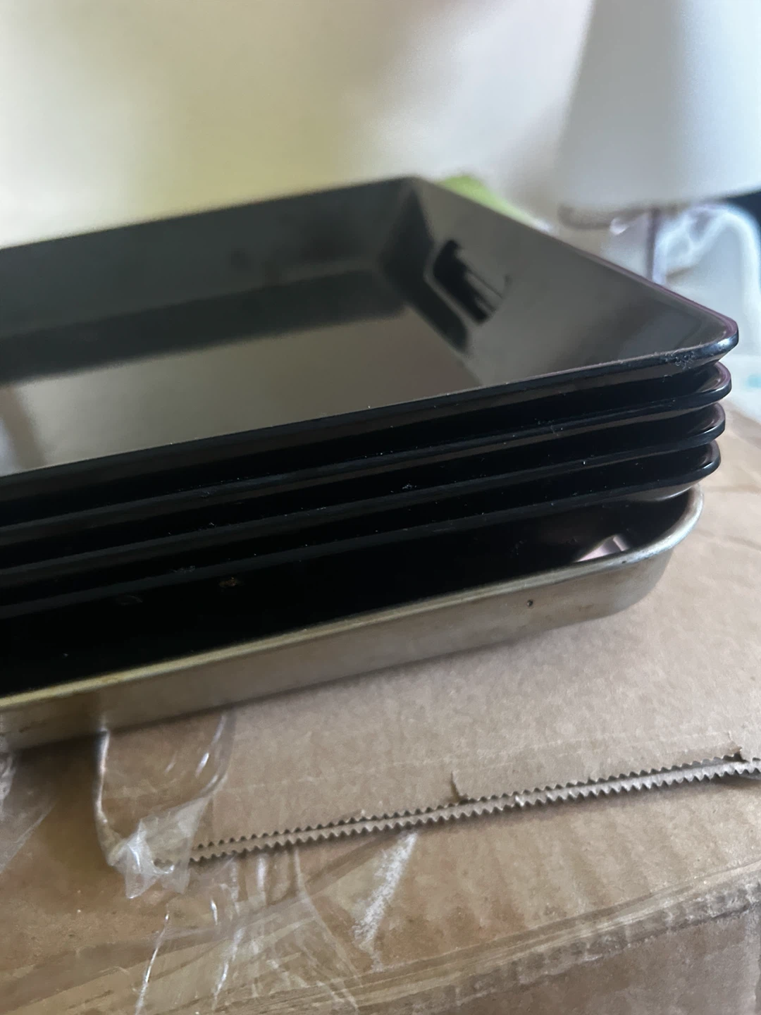 Black Serving Tray