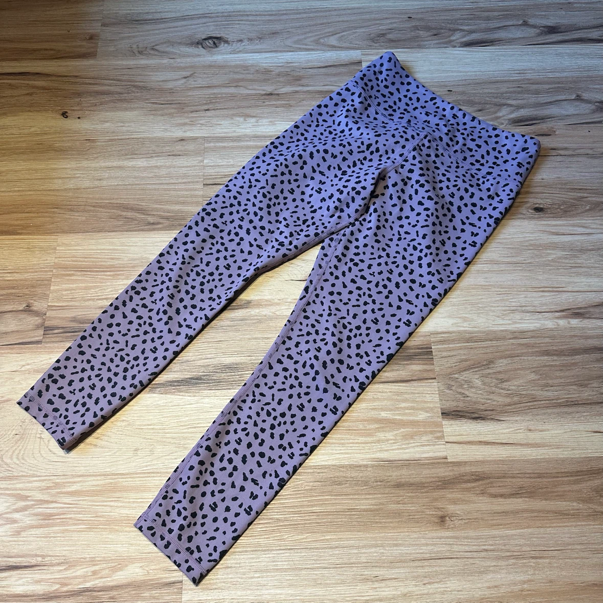 Purple Leopard Print Leggings