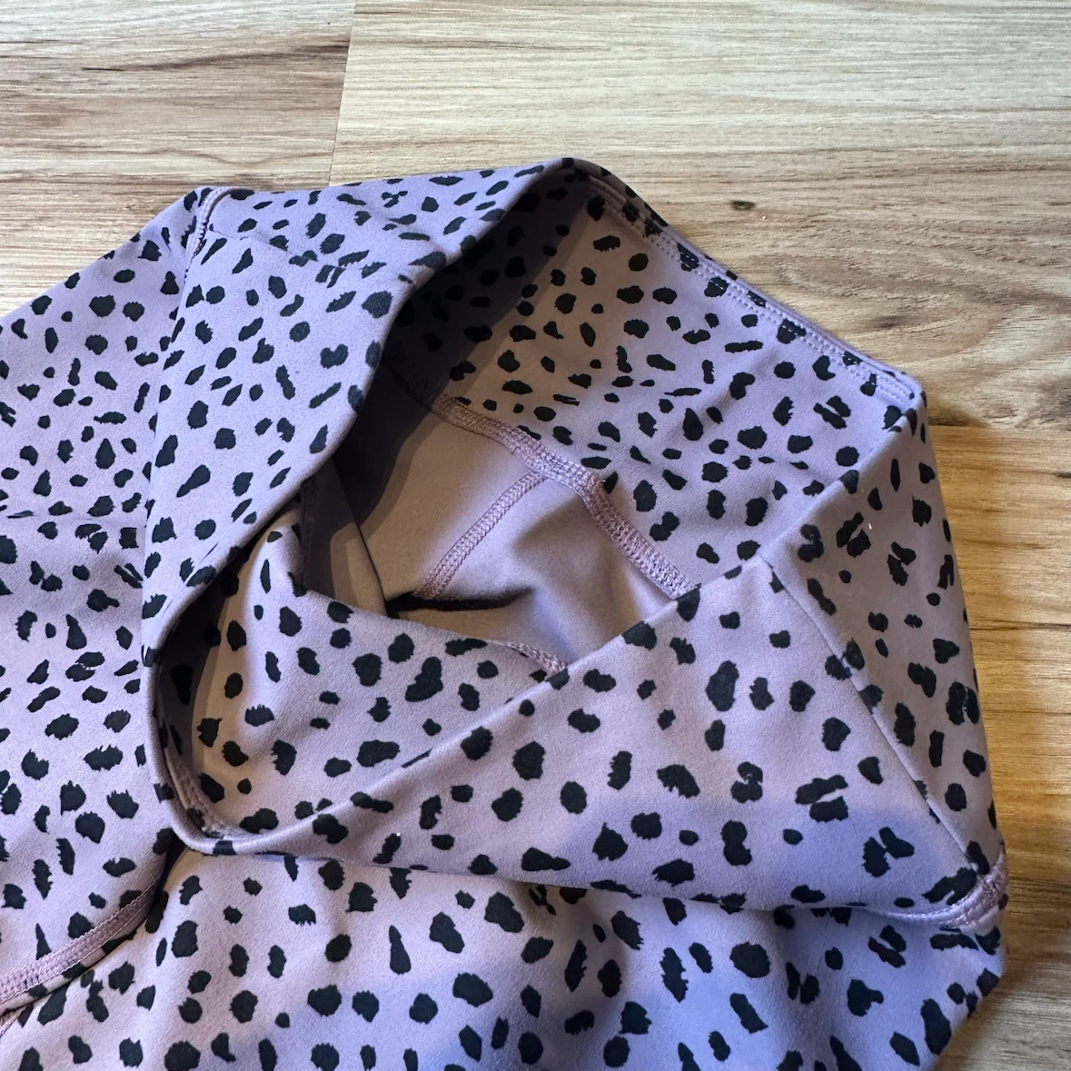 Purple Leopard Print Leggings - photo 2