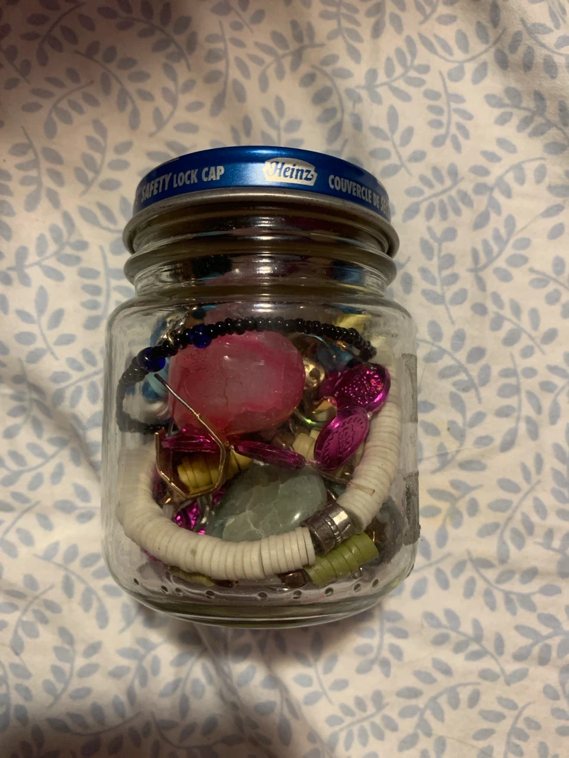 jewelry/crystal jar