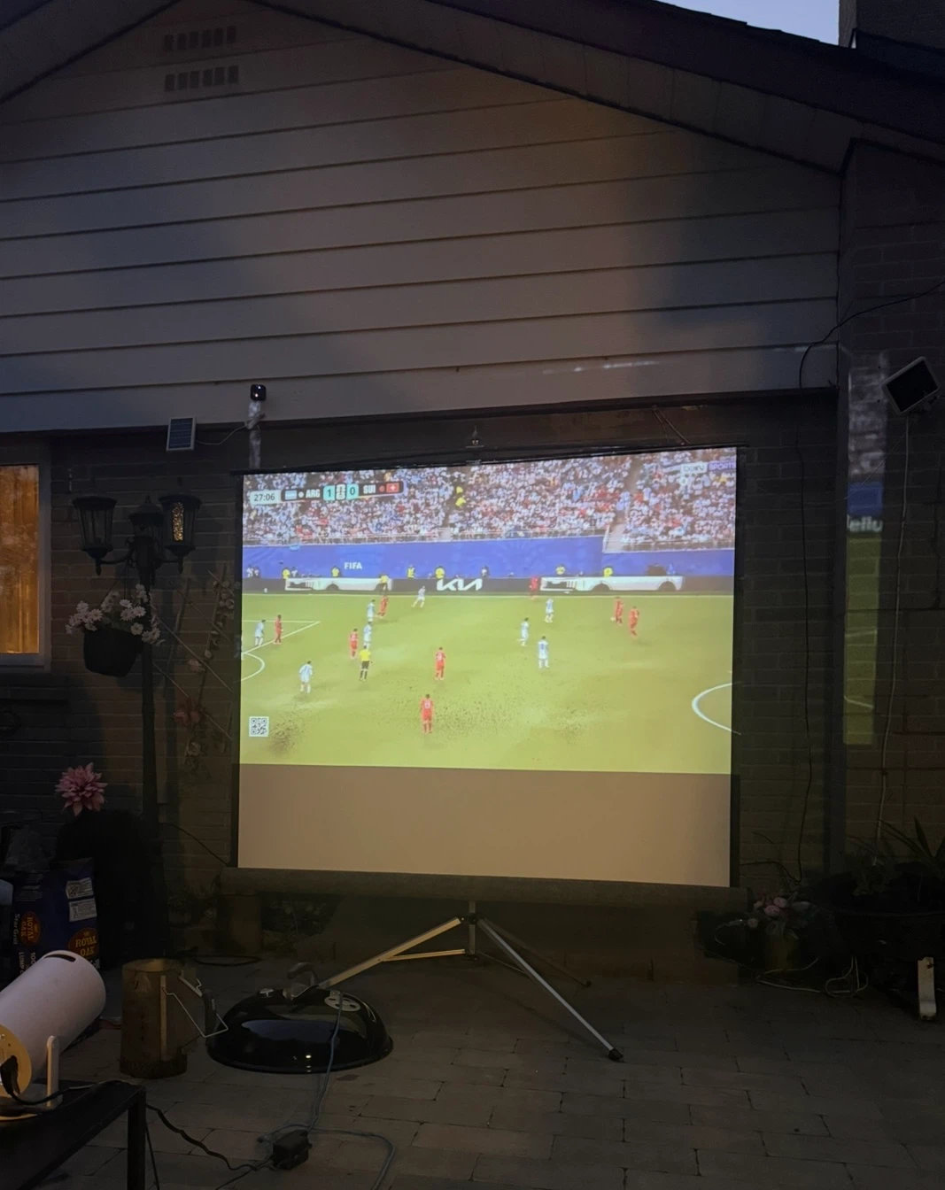 Projector Screen with Tripod Stand