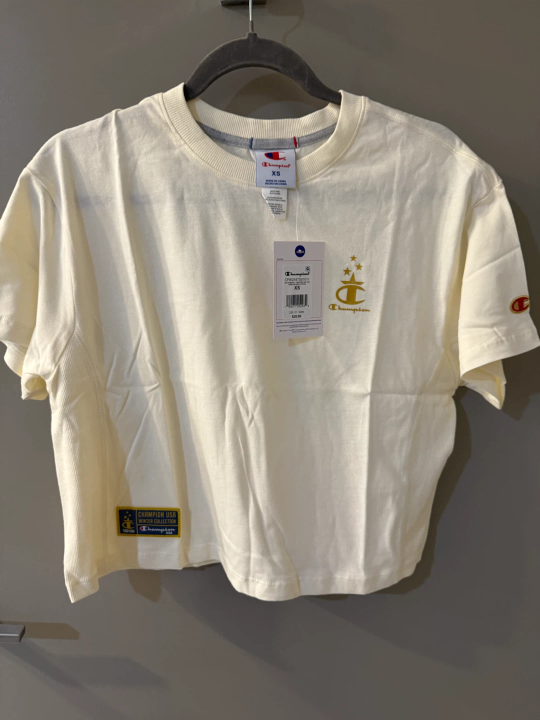 NWT Champion Gold Medal Cropped s/s T-Shirt XS - photo 2