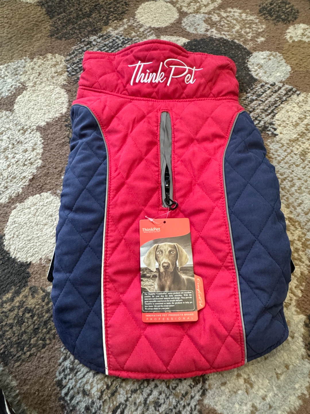 ThinkPet XL Dog Jacket – Warm Winter Coat – Like New