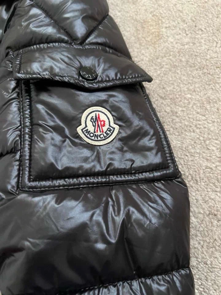 Moncler Maya Glossy Black Down Jacket - Brand New With Tags - photo 2
