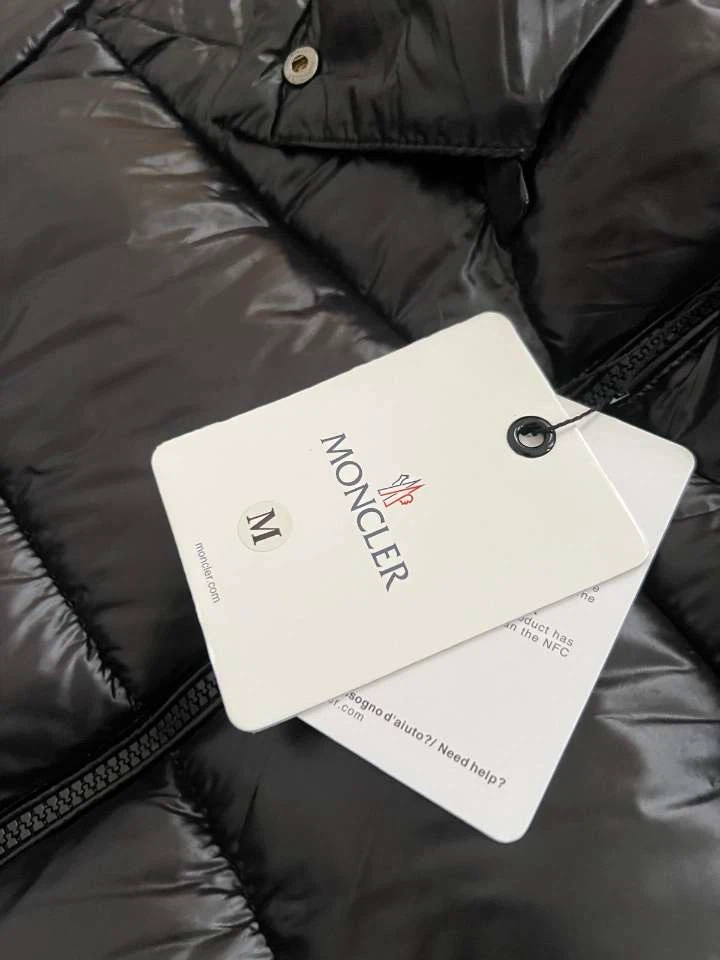 Moncler Maya Glossy Black Down Jacket - Brand New With Tags - photo 3