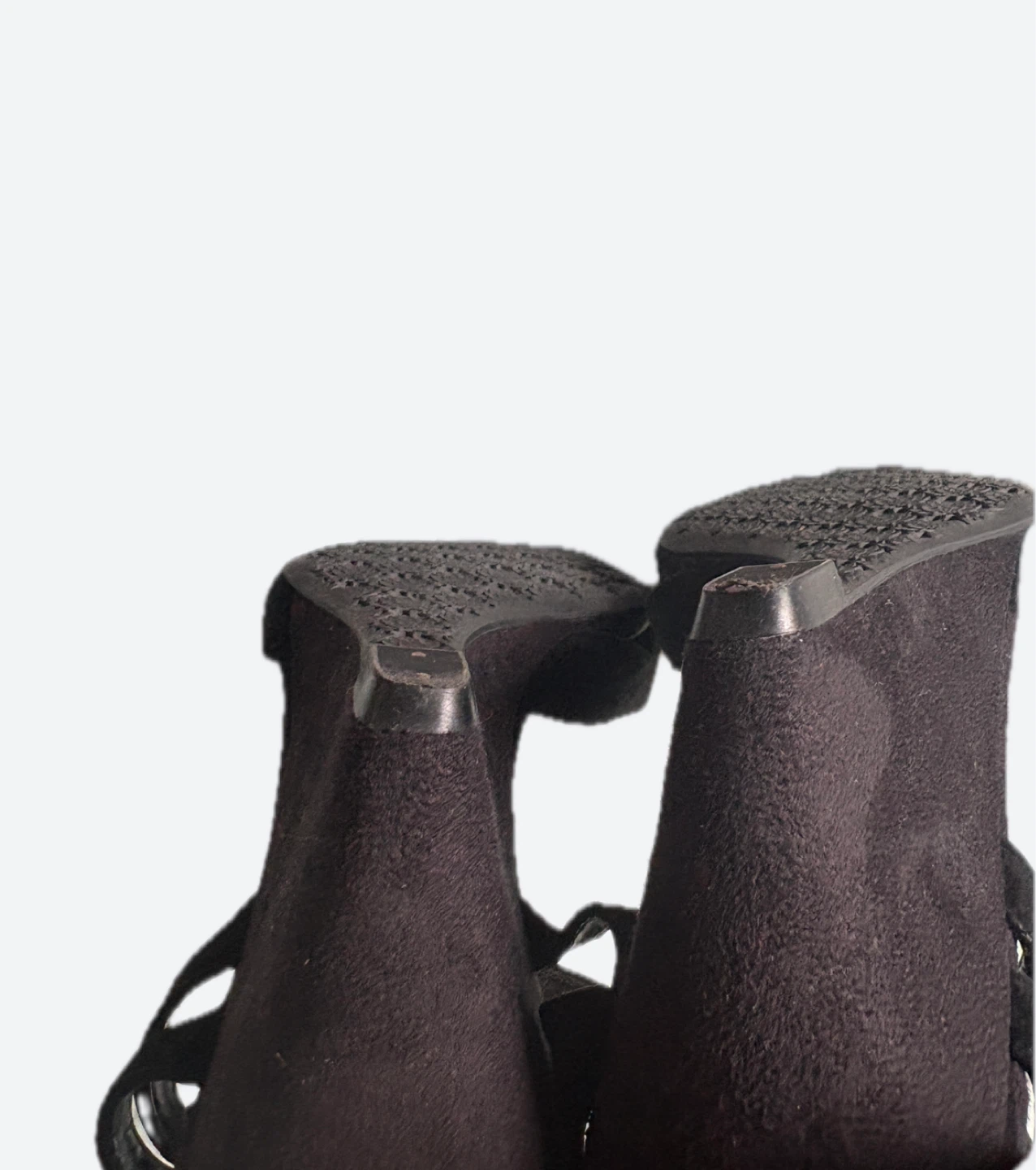 Black Wedge Sandals - Size 7.5 - photo 4