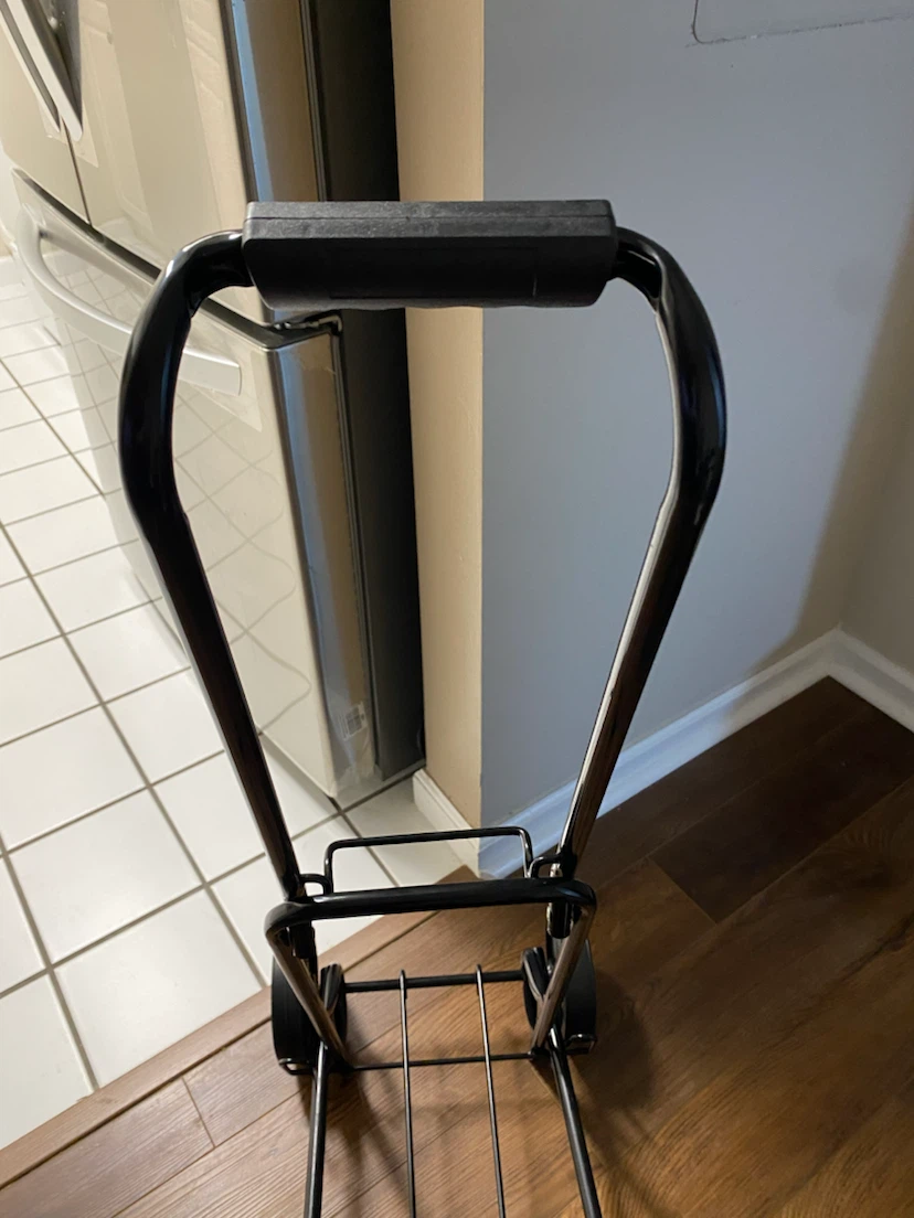 Black Folding Luggage Cart