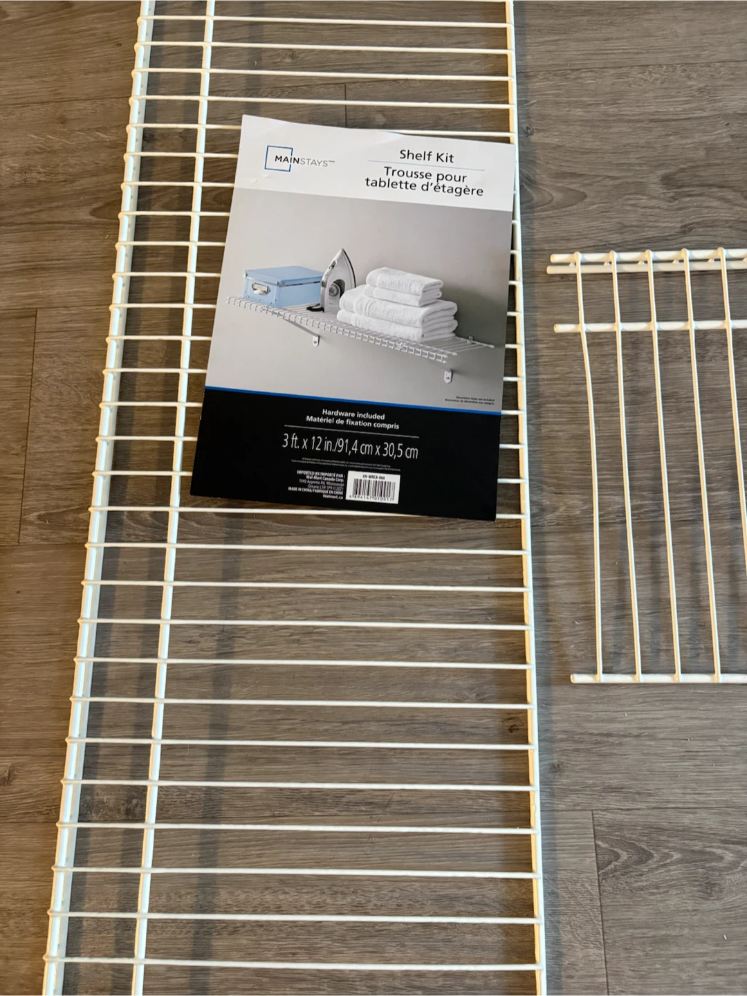 Mainstays Shelf Kit White
