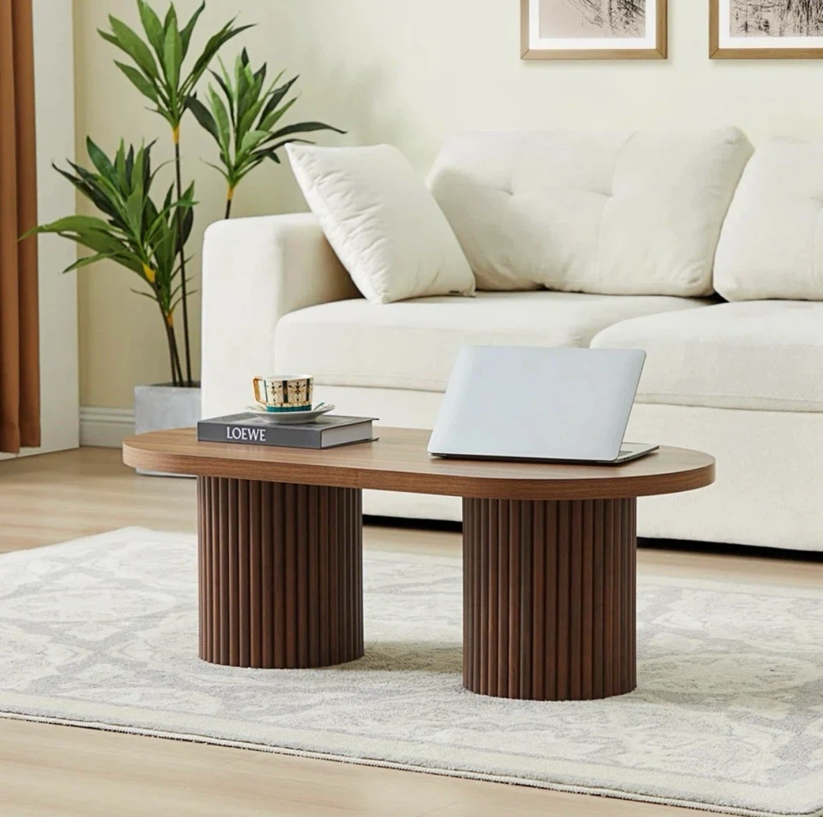 Modern Walnut Coffee Table