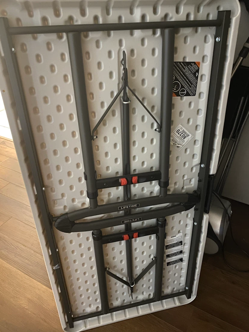 Lifetime Folding Table(2) +IKEA CHSIRS(3)