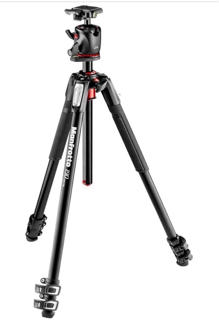 Manfrotto 190XPRO Aluminum 3-Section Tripod Kit with Ball Head