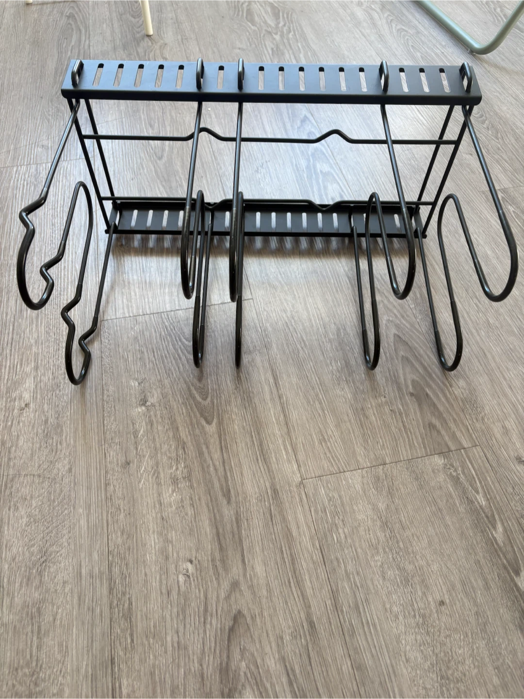 Black Metal Pan and Pot Lid Organizer Rack - photo 3