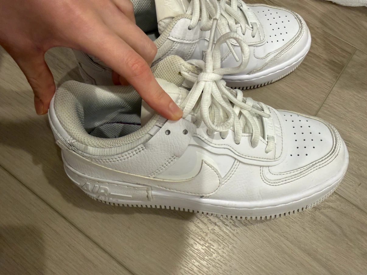 Nike Air Force 1 Shadow White Sneakers - photo 3