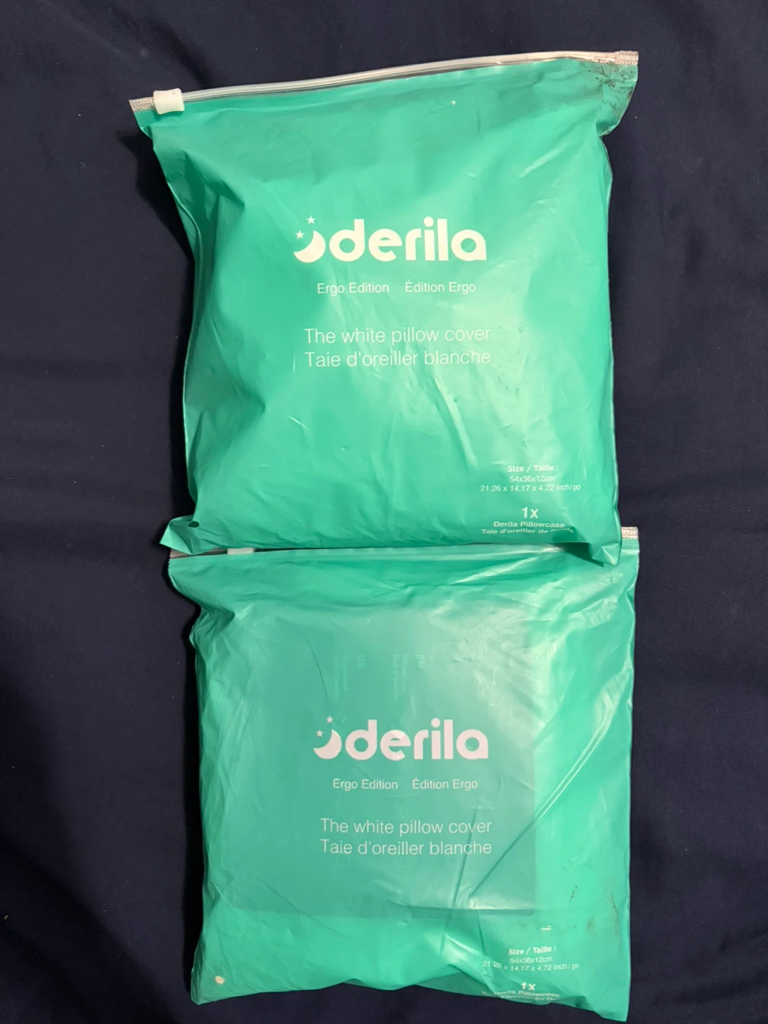 Derila Ergo Edition Pillow Case / Cover for Ergo Pillow White