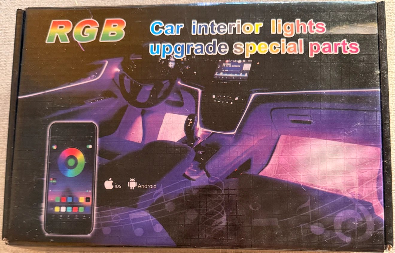 RGB Car Interior Lights Upgrade Kit