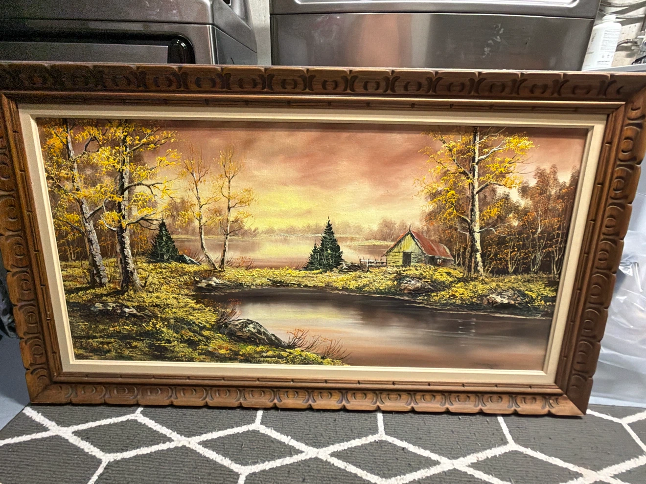 Framed Landscape Oil Painting - photo 2