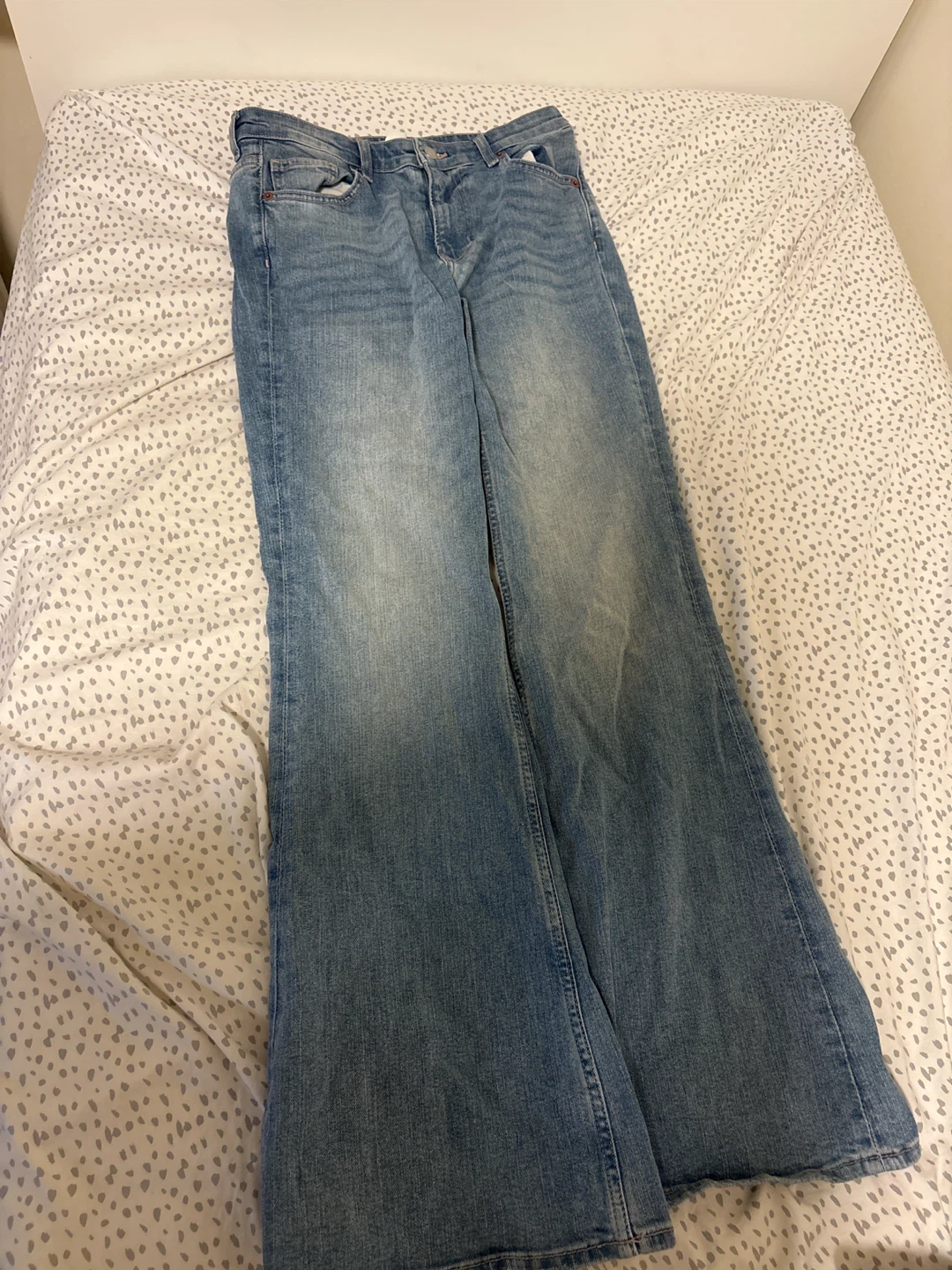 Light Wash Flare Jeans