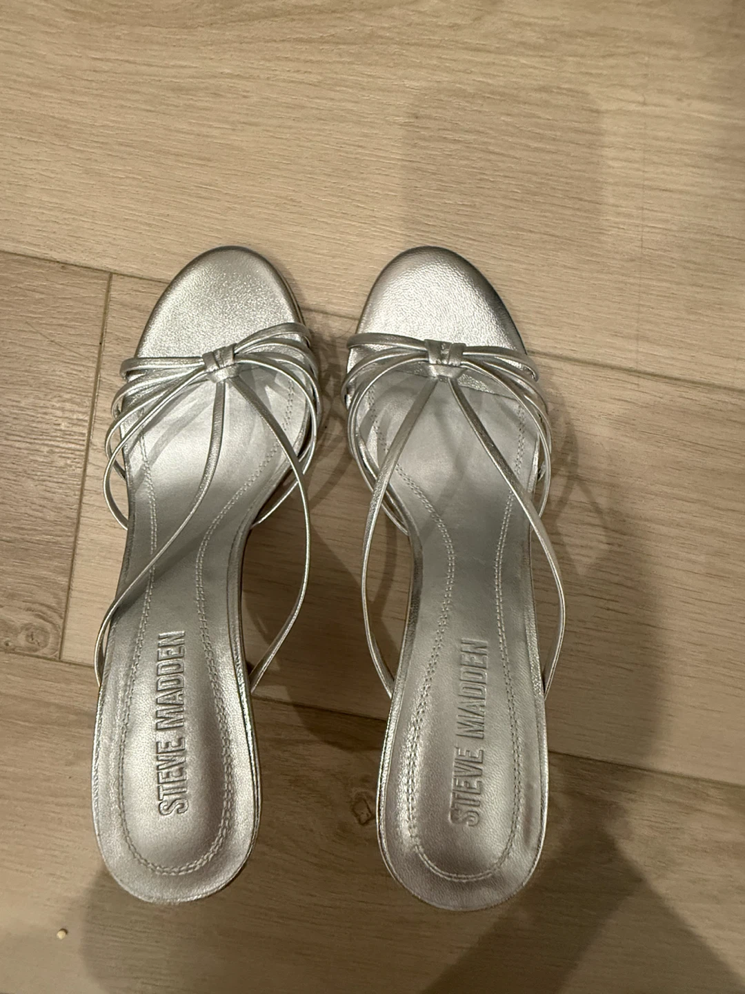 Steve Madden Silver Heeled Sandals - photo 2
