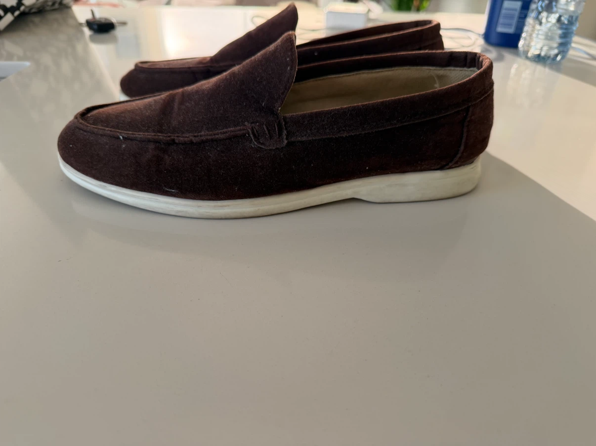 Brown Suede Loafers - photo 2