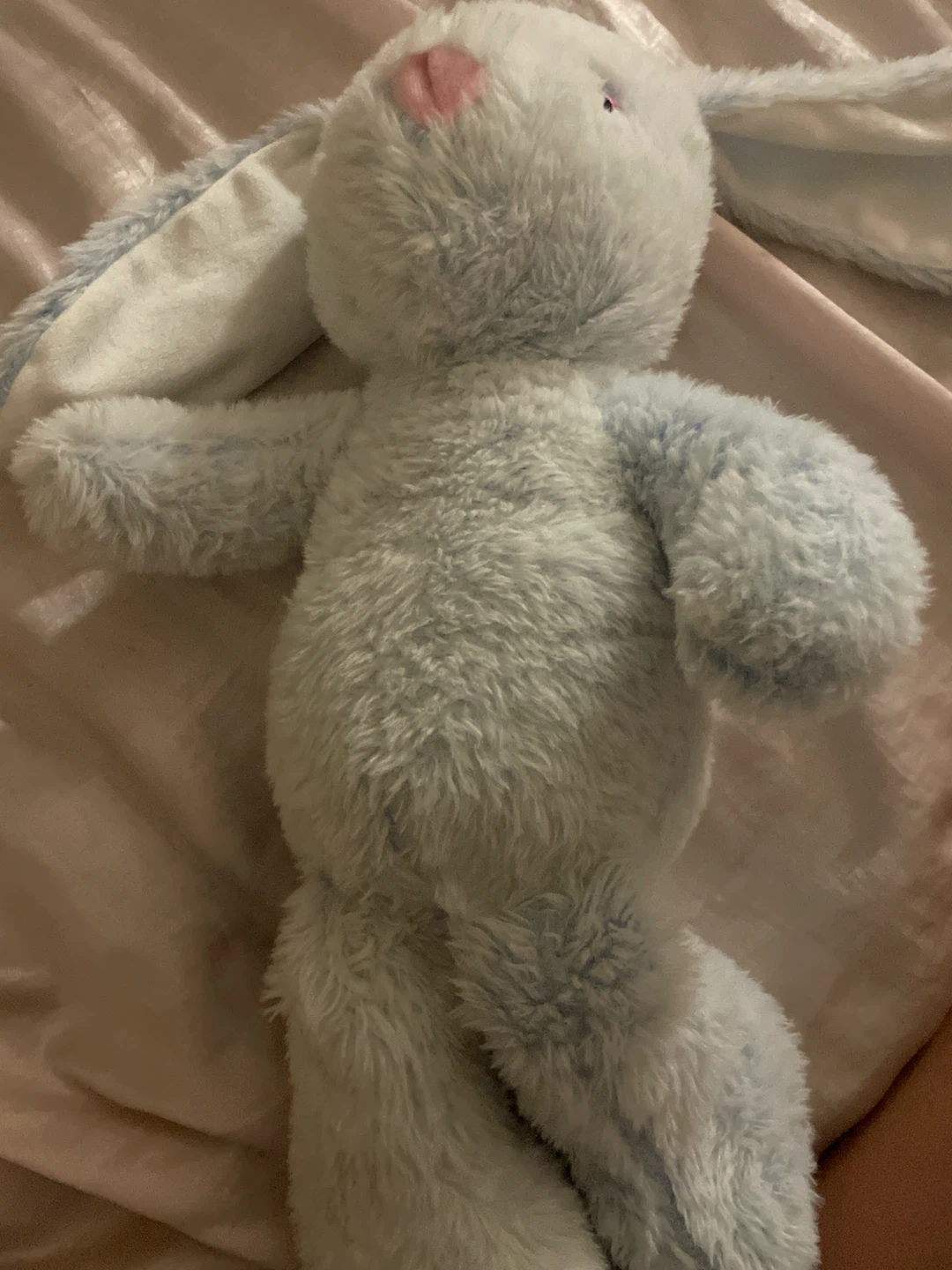 Blue Plush Bunny Stuffed Animal - photo 2