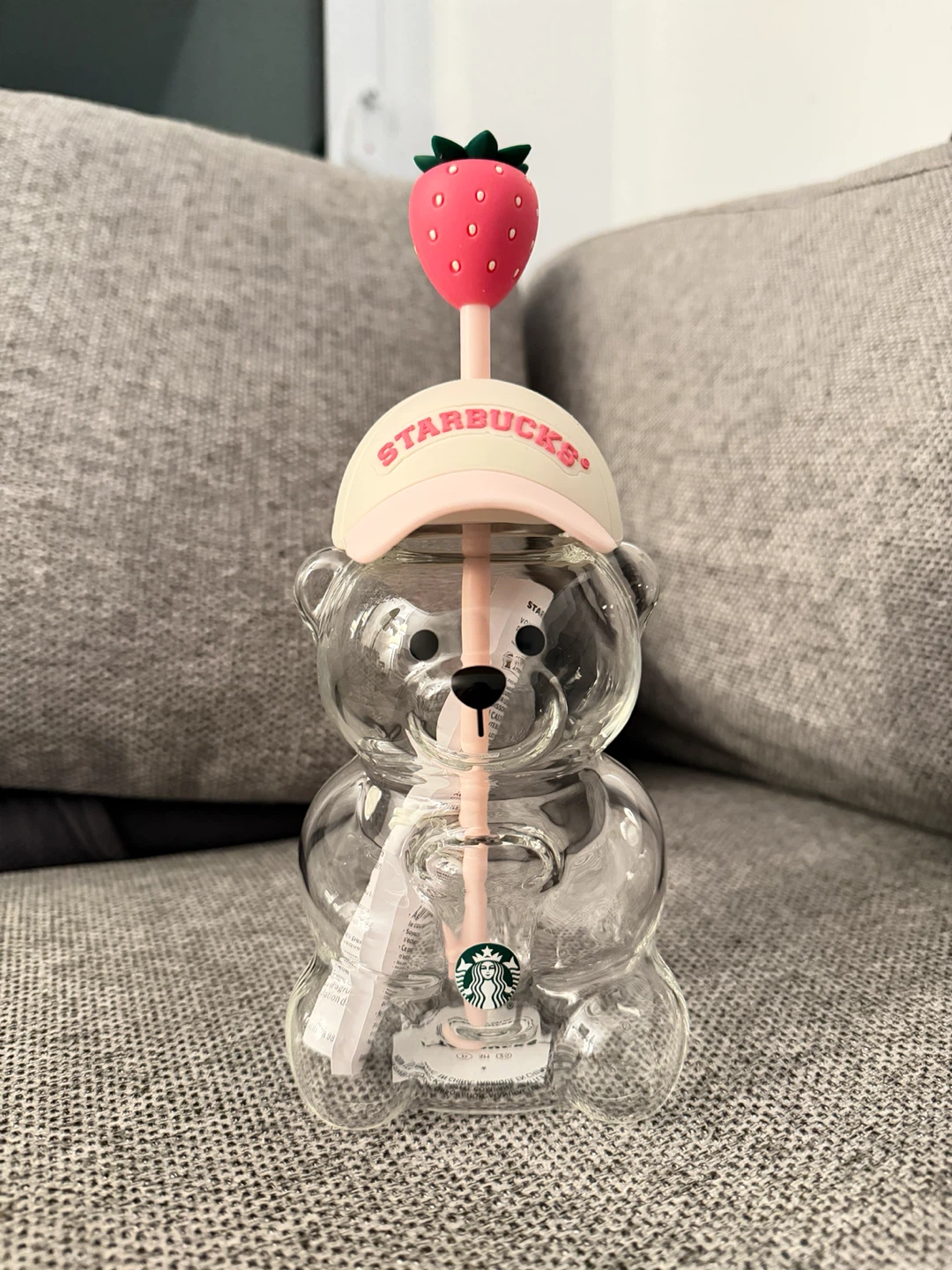 Pink Bearista Starbucks Cup