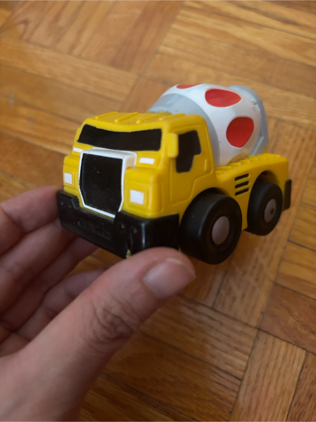 Yellow Cement Mixer Toy
