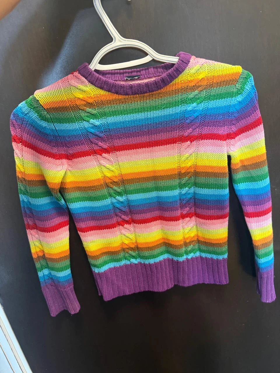 Children's Rainbow Striped Sweater