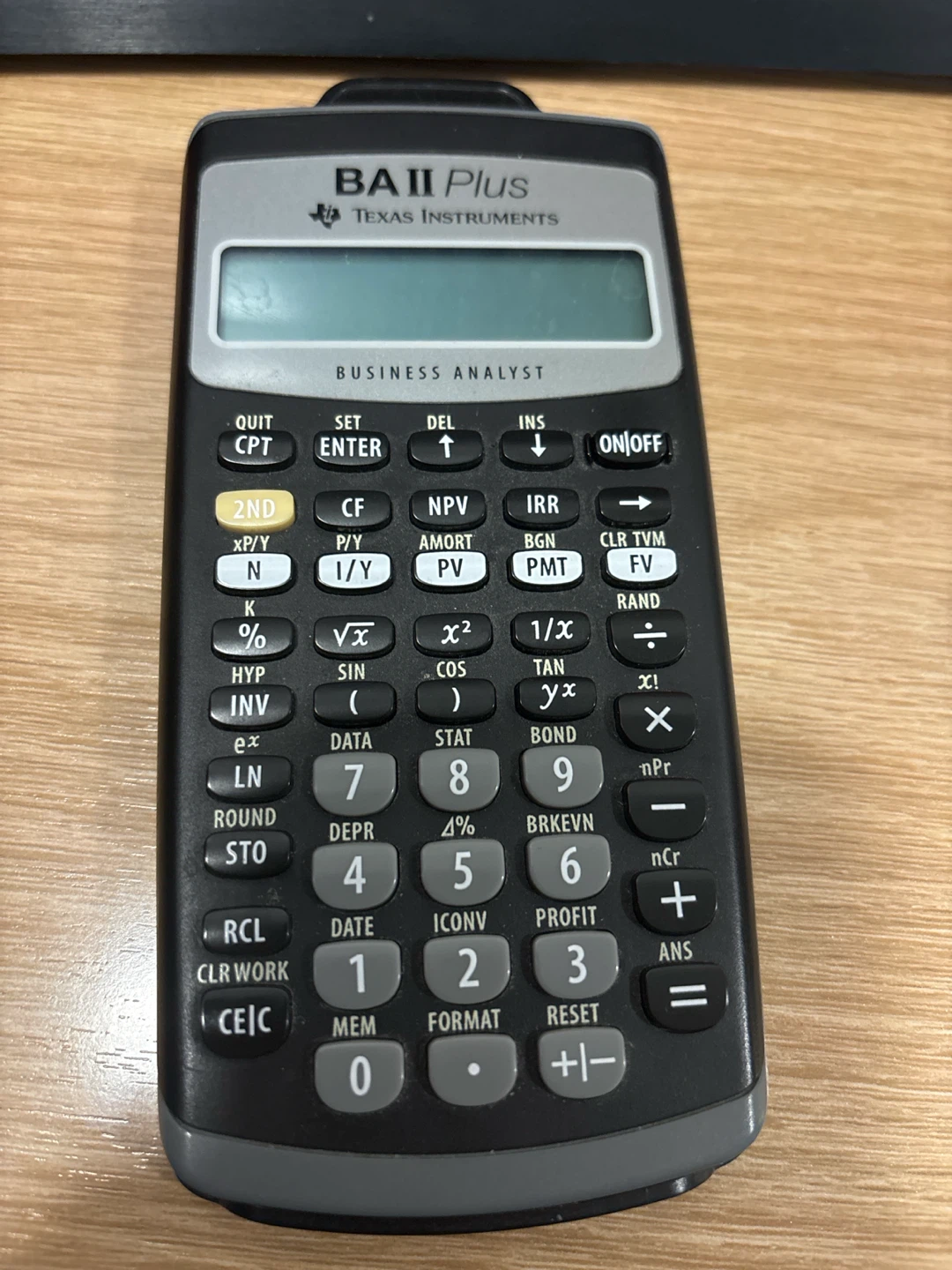 Texas Instruments BA II Plus Financial Calculator - CFA