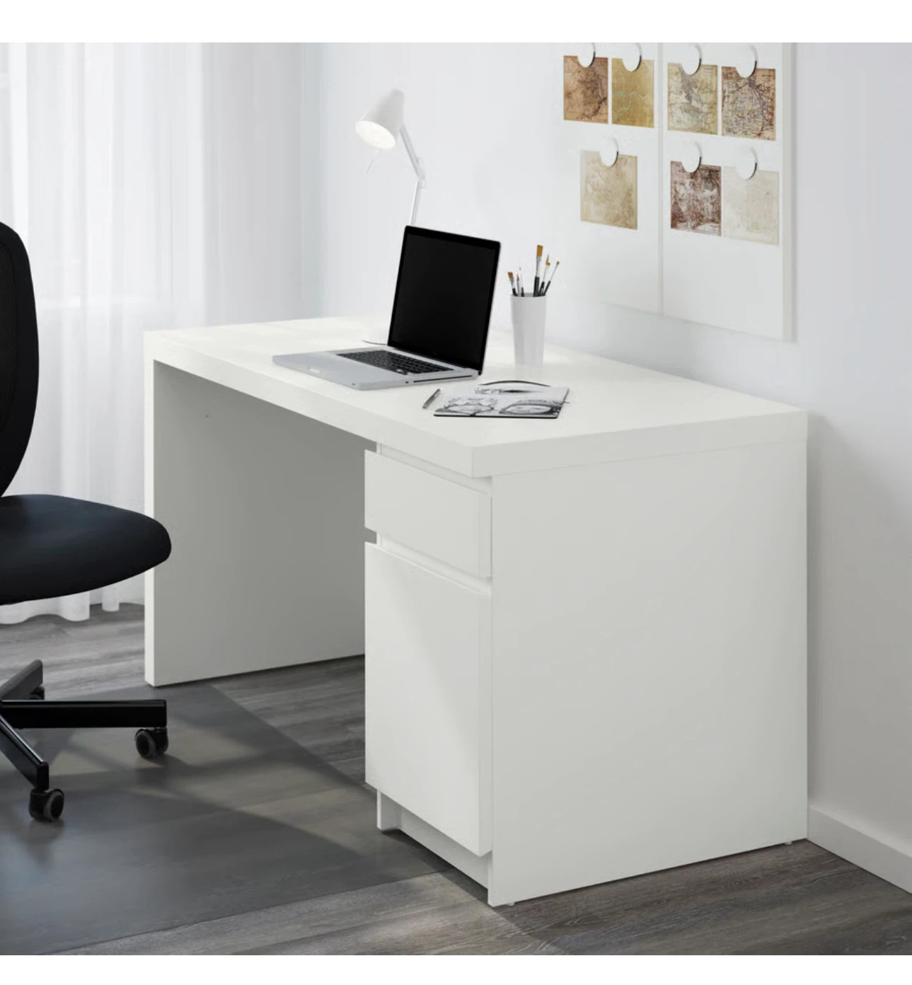 IKEA Malm Desk White - photo 3