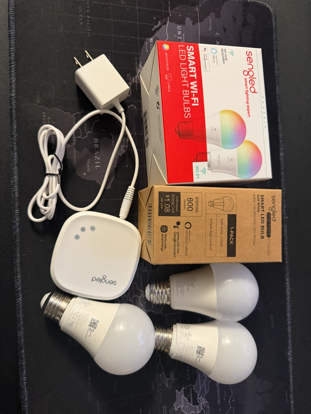 Sengled Smart Hub & Wi-Fi LED Smart Light Bulbs