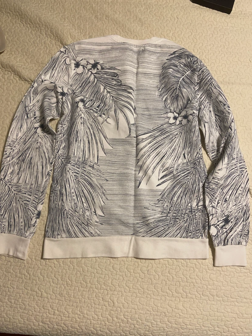 Zara Palm Leaf Print Sweatshirt - photo 2