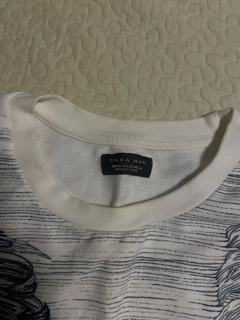 Zara Palm Leaf Print Sweatshirt - photo 3