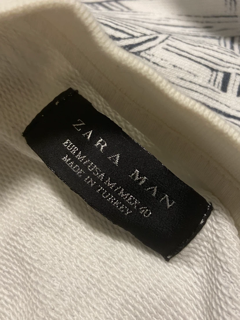 Zara Palm Leaf Print Sweatshirt - photo 5