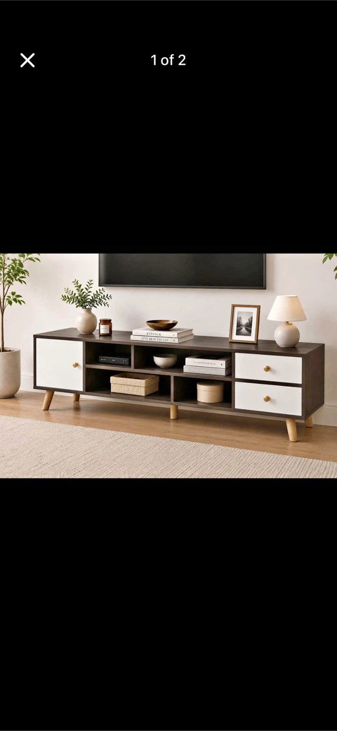 TV Stand with Storage - photo 2