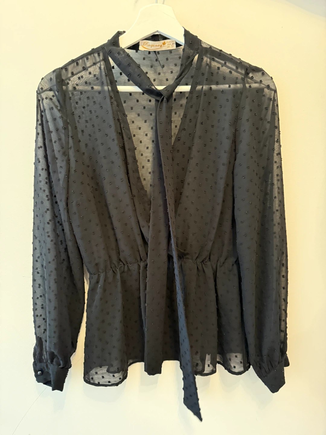 Black Sheer Blouse