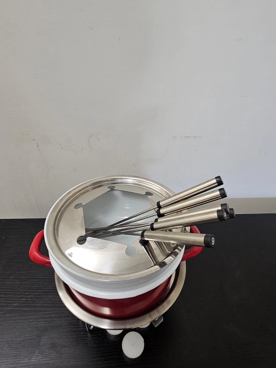 Fondue Set with 6 Forks - photo 5