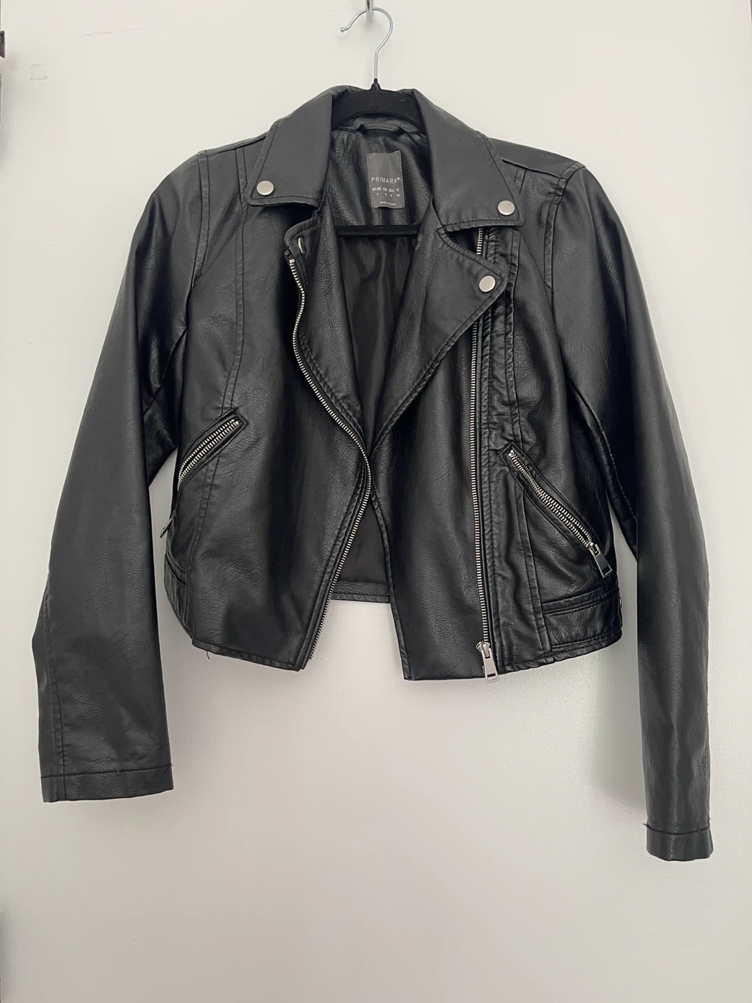 Primark Black Faux Leather Moto Jacket - photo 2