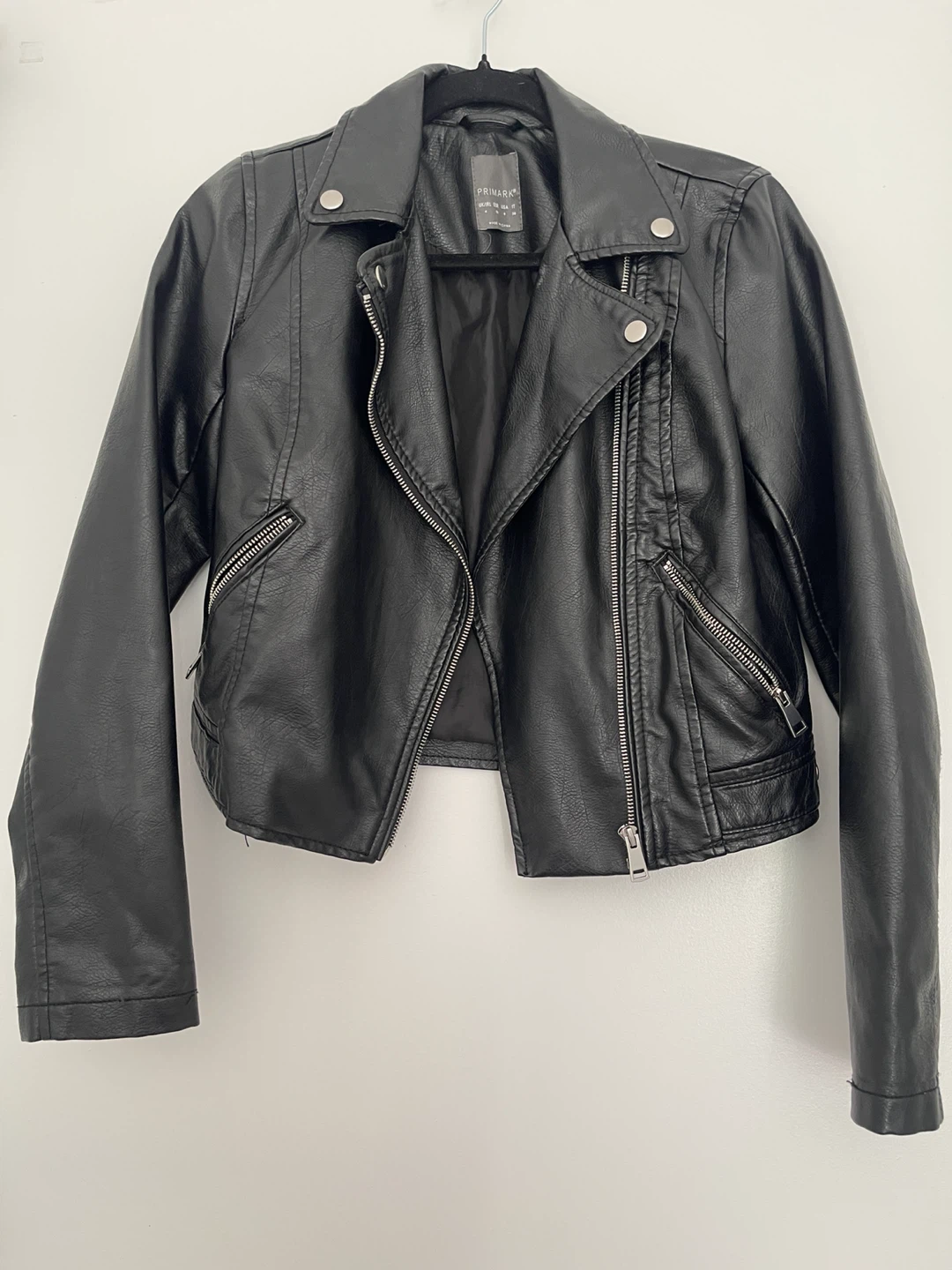 Primark Black Faux Leather Moto Jacket - photo 3