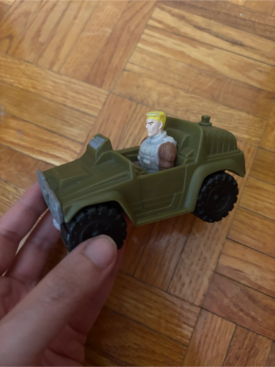 Action Figure Jeep Toy