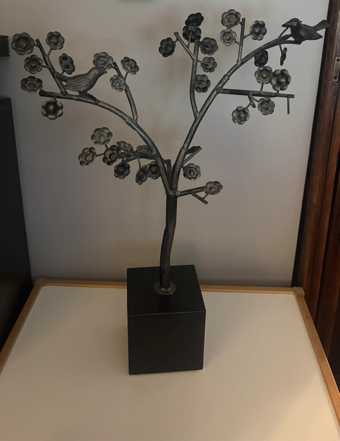 Metal Tree Sculpture with Birds - photo 5
