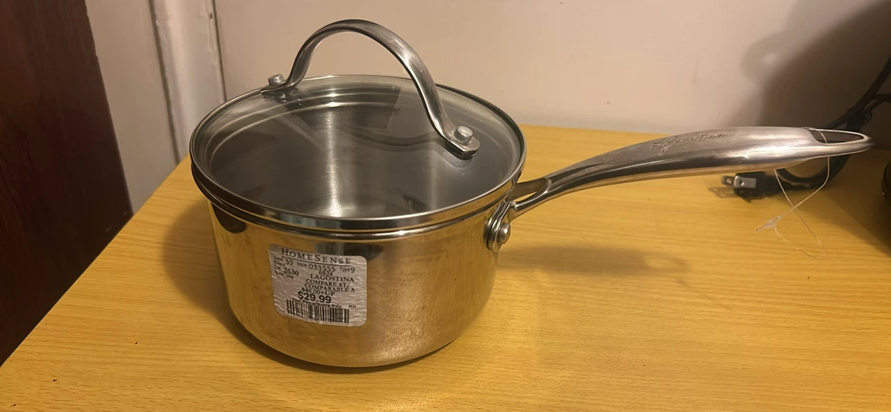 Lagostina Stainless Steel Saucepan with Lid